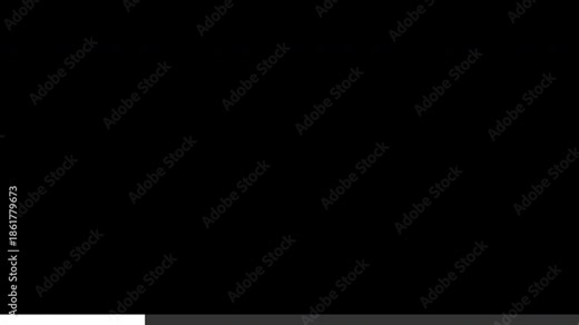 loading bar at the bottom, white loading or download bar at the bottom, for overlay, loading game, loading footage, alpha channel, 4k video