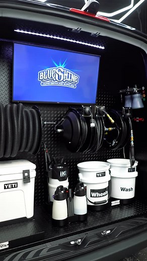 Blueshine Setups on Instagram: "No off-the-shelf parts. No compromises.🥇 This is the first-ever NFT-certified Sprinter build; custom everything, from the solar rack to the espresso machine. Silent power. Killer storage. Five sliders. One purpose. Built by Blue Shine Auto Detail Supplies. This isn’t a van. It’s a weapon. Ready to level up your rig? Message us! 🎥: @idkerik #blueshinedetailingsupplies #custombuild #1of1 #wrapcitydetailing #nft #detailsetup #blueshineautodetalingsupplies"