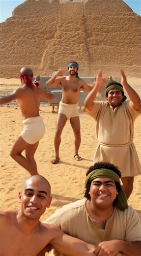 How was the pyramid built? funny #funny #pyramids #shorts