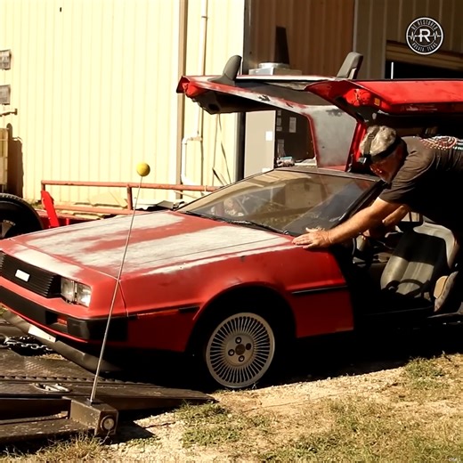 ABANDONED 1981 DeLorean DMC #revival #restored #satisfying #repair #cars #asmr #carrescue #classics #recovery #engine #rebuild #restore #rare #forgotten #oddlysatisfying #turninrust | Restored