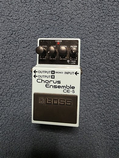 Boss CE-5(a) Chorus Ensemble (Dark Gray Label) 2001 - Present - Blue | Reverb