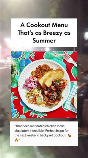 A Cookout Menu That’s as Breezy as Summer #food #news