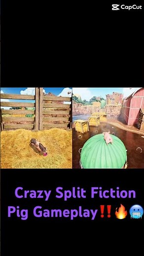 Crazy Split Fiction Pig Level *Peak Gameplay*‼️📈🥶