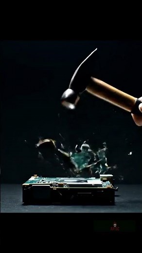 ASMR: Smashing Computer Parts with a Hammer 💻🔨 #youtubeshorts #viral #asmr