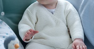 18 patrons pour tricoter un gilet pour bébé