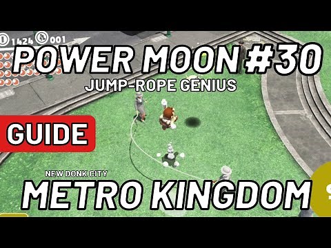 Super Mario Odyssey - Power Moon #30: Jump-Rope Genius - Metro Kingdom