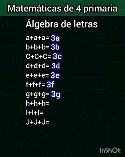 álgebra de letras