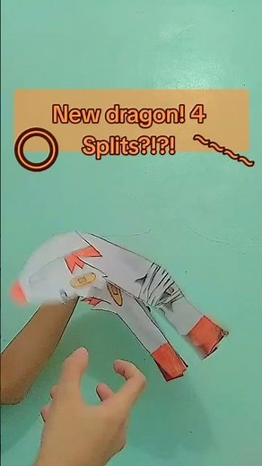 4 splits dragon puppet 😊