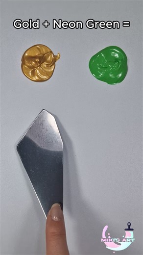 Simple Color Mixing: Creating New Metallic Shades #mixingcolors #diy #creative | Miki's Art