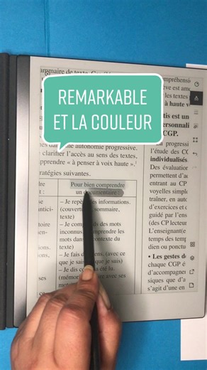 Comment utiliser la couleur sur ReMarkable 2