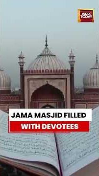 MUST WATCH | Eid Mubarak From Historic Jama Masjid In Delhi #eidmubarak #eid #bakrid #eidaladha
