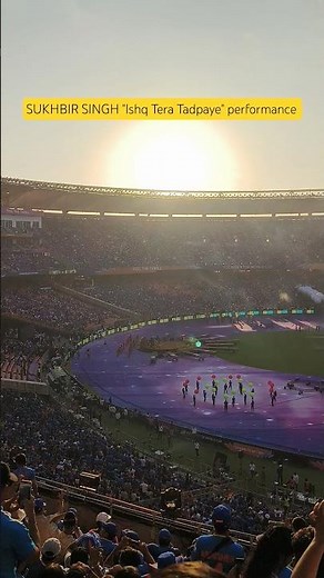 Sukhbir Singh Ishq Tera Tadpave performance in ICC T20 World Cup finals at Narendra Modi Stadium.