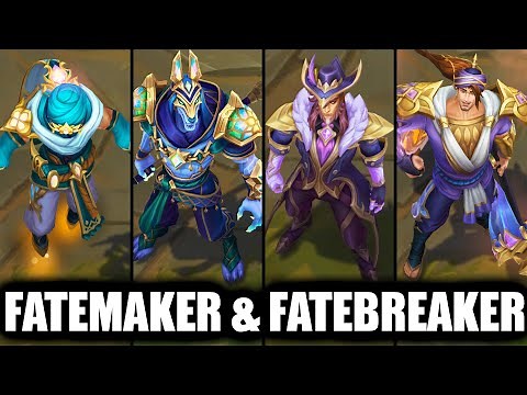 All New Fatebreaker Malzahar, Taric, Fatemaker Nasus & Victorious Twisted Fate Skins Spotlight