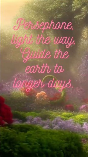 Persephone Returns | Goddess of Spring