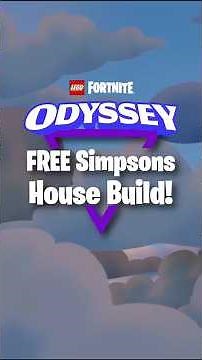 FREE Simpsons HOUSE Guided Build and Decor for LEGO Fortnite Odyssey! Week 3 Quests! Fast and Easy!
