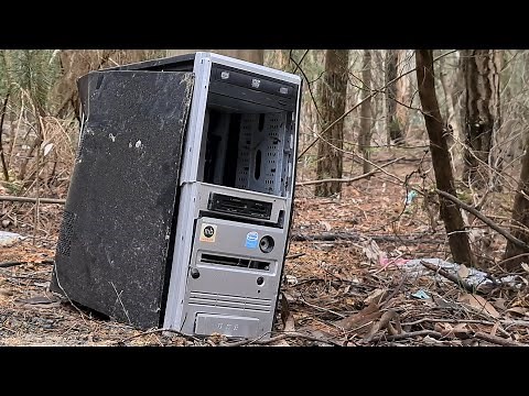 Smash Dumped Pentium 4 Desktop Computer