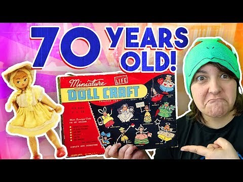 DOES IT WORK?? Testing a 70 Year Old Craft Kit DIY Vintage Doll SaltEcrafter #71