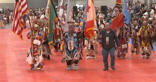 Native American Tribes hold Powwow at the Falls