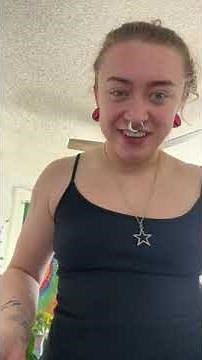 septum stretch Big Ring stretch #viral #nosepierced #makeup #septum