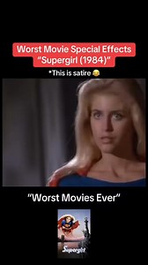 Worst Movie Special Effects Supergirl (1984) This is satire 😂 We love Supergirl 😎✌️ #supergirl #superman #movieclips #cgi #effects #effect #specialeffects #specialeffect #80s #80smovies #funny #commentary #foryoup~ | Barb Castillo