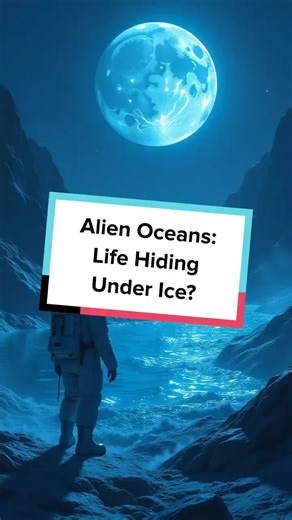 🌊 Could alien life be swimming beneath the icy crust of Europa or Enceladus? Dive into the cosmic mystery of ocean worlds! 🧊🚀 #space #aliens #europa #enceladus #science #cosmos #mystery