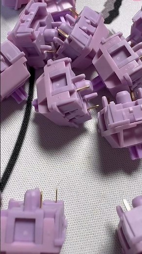 HMX Violet Switch in Wobkey Rainy75