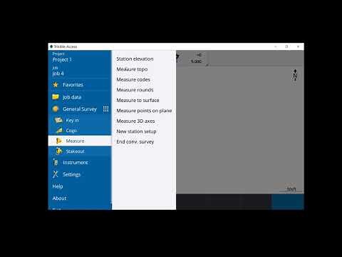 TSC7 Trimble Access v2020 Total Station Emulation