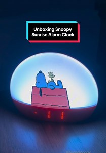 Unboxing Snoopy Sunrise Alarm Clock Review
