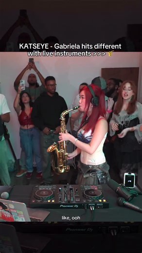 Amanda Sze 🥰 on Instagram: "ending my DJ set with Gabriela, thoughts? 🤔🥀 Guys I finally field tested my @aiaiai.audio wireless DJ headphones! It’s soooo nice as a DJ/saxophonist to freely move around while I play without worrying about being tethered to the decks or wires getting tangled around my sax. Even when just mixing it elevates the DJing experience so much as someone who likes to dance, turn around and interact with the crowd in my sets! They are ultra-low latency, personally I didn’t