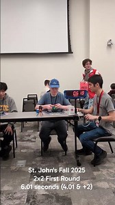 St. John's Fall 2025 2x2 First Round 6.01 sec