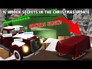 16 SECRETS IN THE BLOXBURG CHRISTMAS UPDATE YOU MISSED