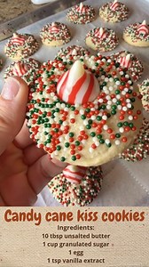 Candy cane kiss cookies | Cakecrafted Recipes