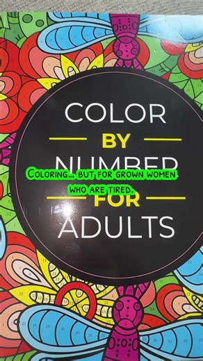 This Color By Number book for adults features 75 beautifully designed images created to promote relaxation and stress relief. With clear numbering and thoughtful designs, it’s perfect for winding down after long days, reducing anxiety, and enjoying screen-free self care. A great gift or personal reset tool. #AdultColoring #SelfCareFinds #StressRelief #TikTokShopFinds #MomLifeReset