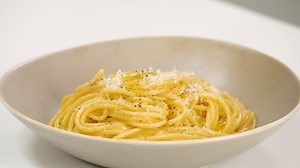 When we say it's the "quickest-ever pasta sauce", we mean it literally takes ONE MINUTE once you've cooked the pasta. | Taste.com.au