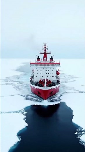🚢 Icebreaker Ship | The Beast That Breaks 9 Feet of Ice ❄️ | Russian Arctic Power