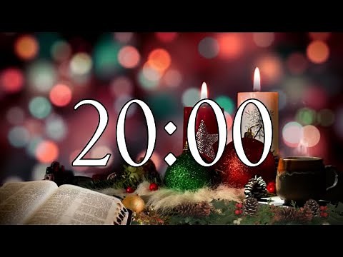 20 Minute Timer With Cheerful Christmas Music