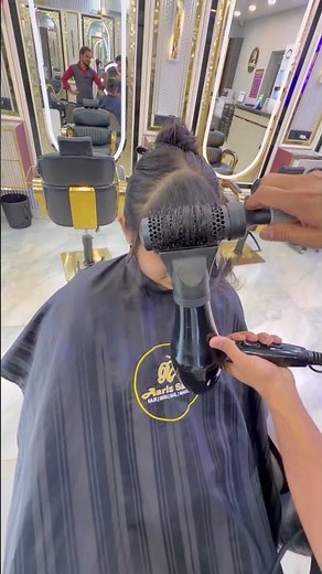 Blow dry after hair cut | Trending blow dryer 🔥 #hair #hairstyle #hairstylish #classyhair #reels