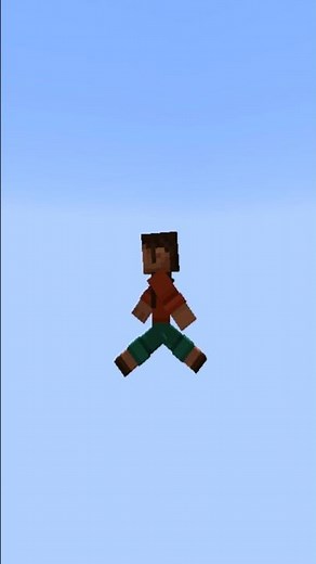Walking On Air Without Creative Mode #minecraft
