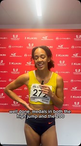 Katarina Johnson-Thompson won medals in both the senior women’s 200m and high jump today in Birmingham! 🙌 She spoke to us about her performances, and about her best memories of the Commonwealth Games with less than a year to go until the next Games in Glasgow! ⏳ | England Athletics