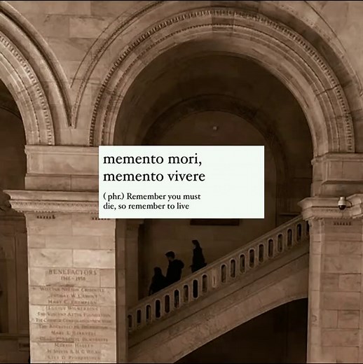 Exploring Memento Mori and Memento Vivere