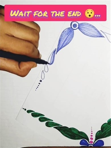 Very beautiful border design || #design #shortvideo #shiva #shorts #short #trending #viral