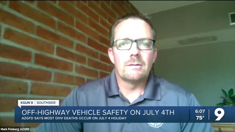 Fireworks, hotdogs and safe off-roading: Officials remind riders of safe practices ahead of the holiday