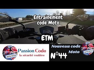 ETM N°44 Code moto 2025 nouvelle édition 40 questions