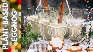 Vegan plant-based egg nog – dairy-free and delicious