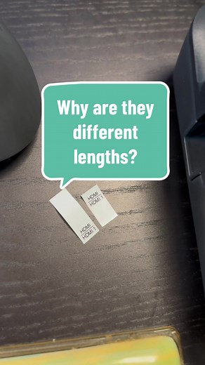 #Brother #Ptouch #labelmaker #bug results in inconsistent length for the first snd the second label printed using the p touch editor app on the mac #CapCut