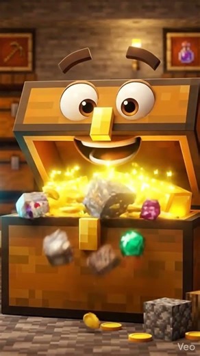 Minecraft Chest Animation 📦 | Minecraft Shorts