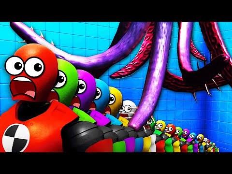 SKY TENTACLES Destroys 1,000,000 TEST DUMMIES (Rage Room VR Funny Gameplay)