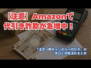 【注意】Amazonで代引き詐欺が急増中！「注文→即キャンセル→代引き」の手口と対処法のまとめ