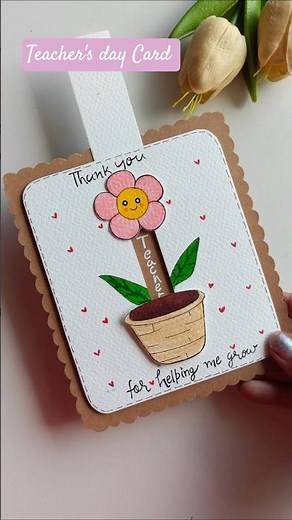 DIY Stunning Teachers Day Card!