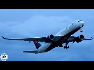 5 Minutes of STUNNING Night Takeoffs and Landings at Atlanta Airport | 747 767 A350 - Plane Spotting